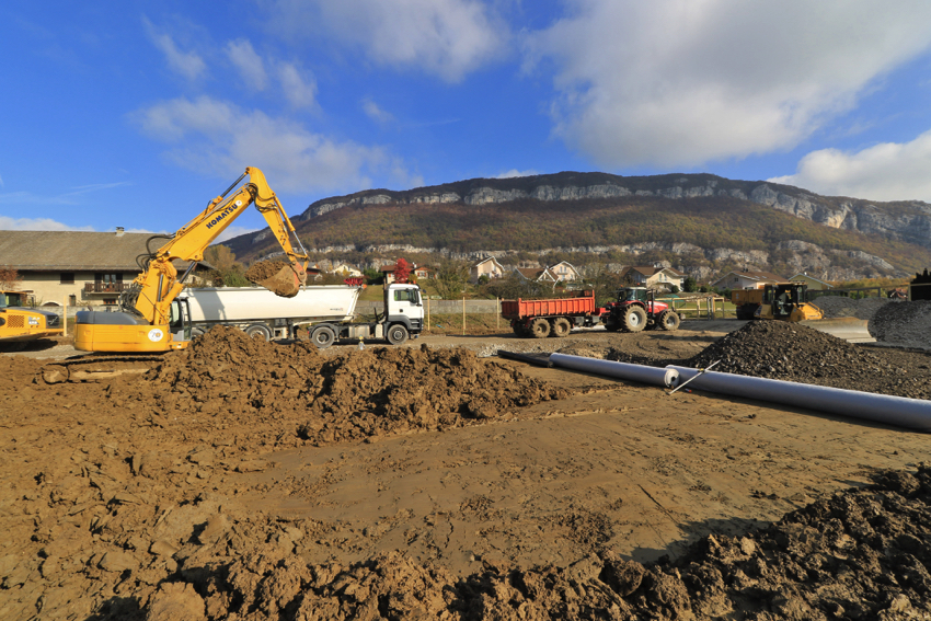 Suivi de chantier village d'entreprises Sillingy (du 7 au 20 novembre)